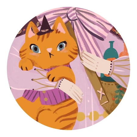 Puzzle géant Witch Lily, Djeco