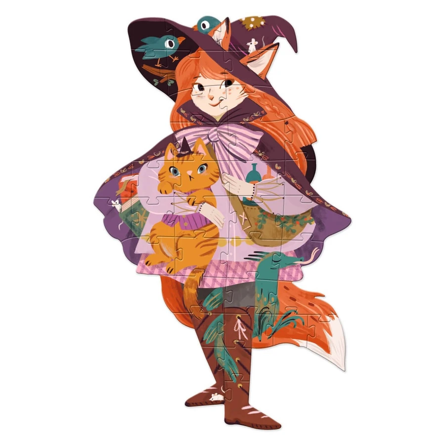 Puzzle géant Witch Lily, Djeco