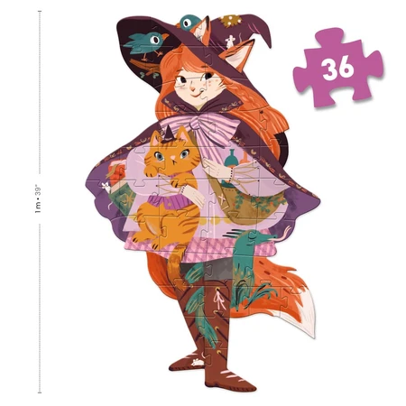 Puzzle géant Witch Lily, Djeco