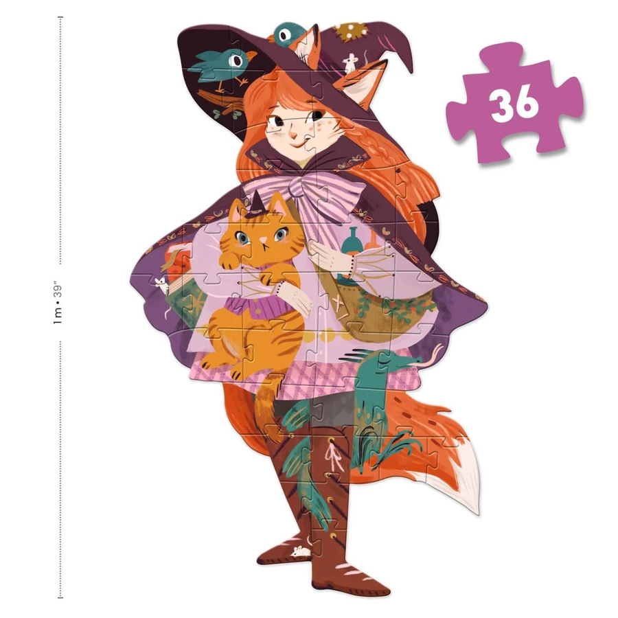 Puzzle géant Witch Lily, Djeco