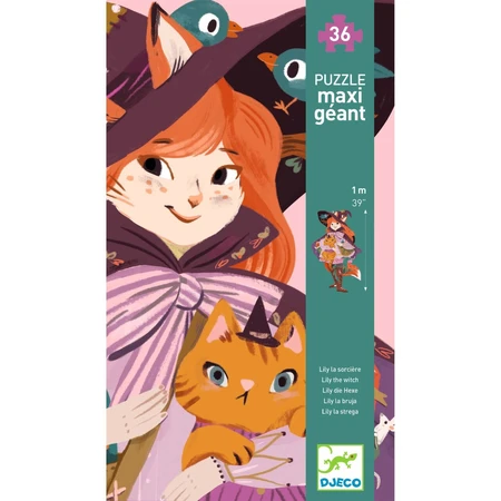 Puzzle géant Witch Lily, Djeco