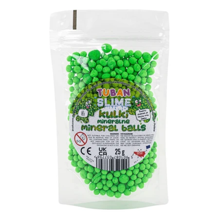 Mineral slime balls, green, 25 g