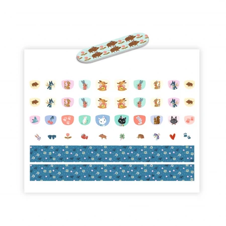 Animal nail stickers, Djeco