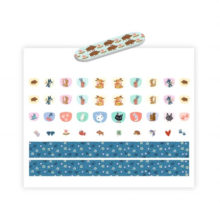 Animal nail stickers, Djeco