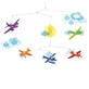 Djeco airplanes mobile decorations for kids room