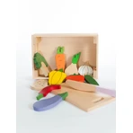 Ladita met fruit en groenten, handgemaakt speelgoed Marc speelgoed