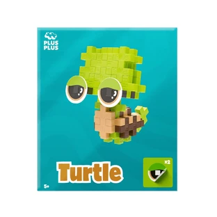 Plus-Plus Baukasten, ANIMAL - Verschlafene Schildkröte