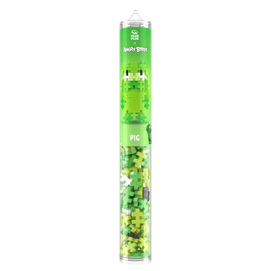Plus-Plus-Bausatz, 110-teilige Röhre, Angry Birds PINK