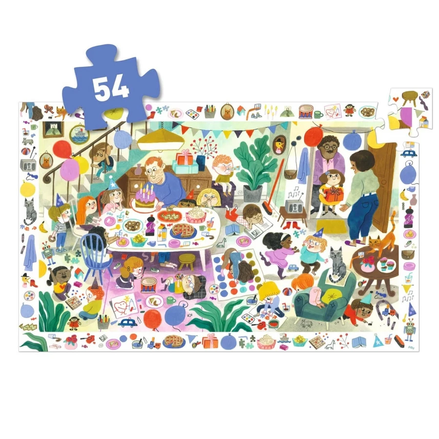 Feest Observatie Puzzel, Djeco