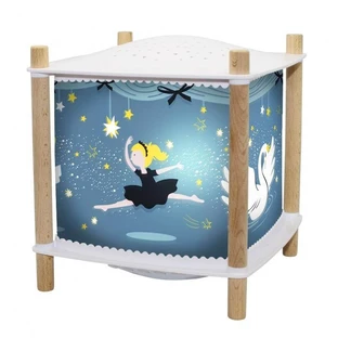Musical candle with star projection Balerina