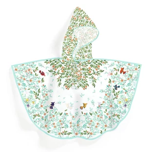 Capa de lluvia Flores y pájaros, Djeco