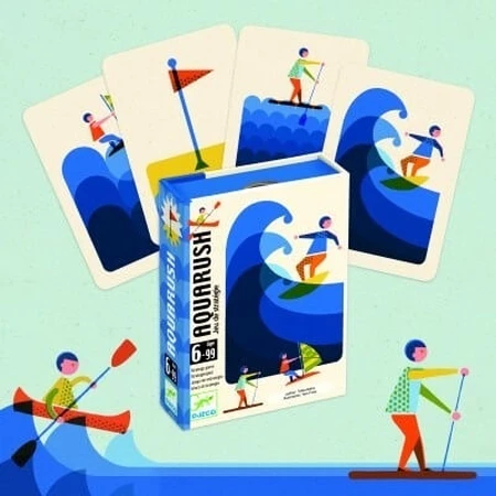 Aquarush card game, Djeco