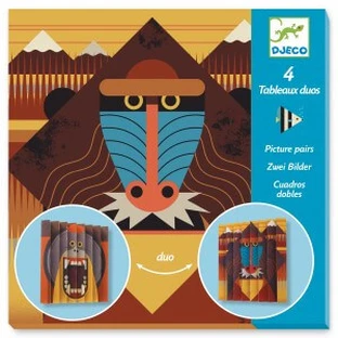 Creative workshop with folded paper Wildlife Djeco