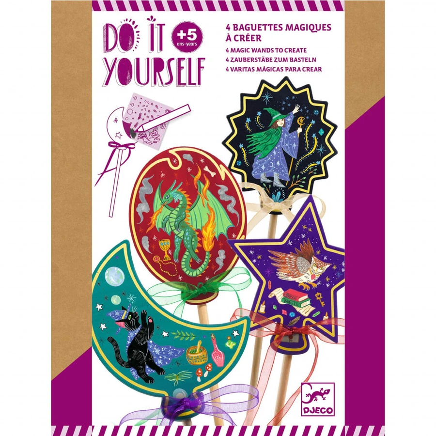 DIY Djeco magic wand set