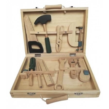 Set d'outils en bois, jouets Egmont