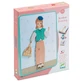 Educational game with magnet to dress up characters, Djeco