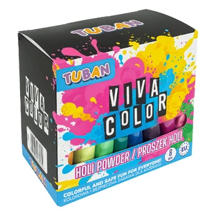 Holi poederset Viva Kolor, 8 kleurenx100g