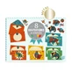 Superheroes invitation set, Djeco