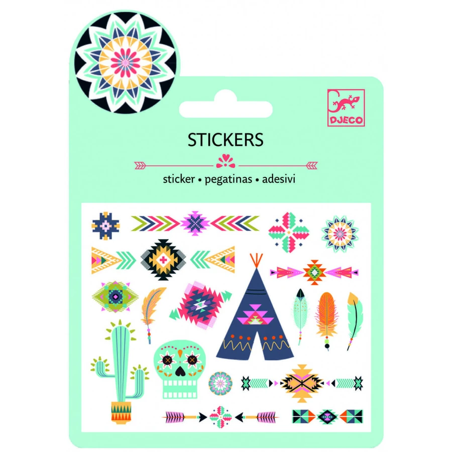 Djeco western stickers set