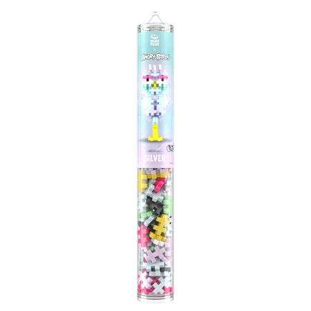 Plus-Plus construction set, 110 pieces tube, Angry Birds SILVER