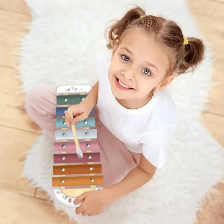 Instrument muzical Metalofon pentru copii, Speedy Monkey