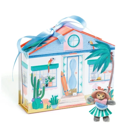 Casa en miniatura para montar y colorear Mia, Djeco