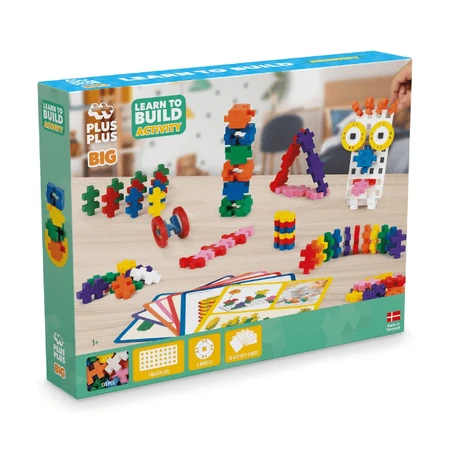Plus-Plus construction set, 130 large pieces, Learn to build