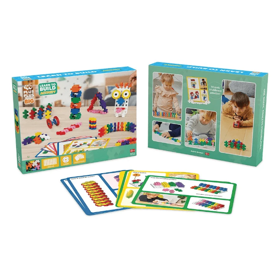 Plus-Plus construction set, 130 large pieces, Learn to build