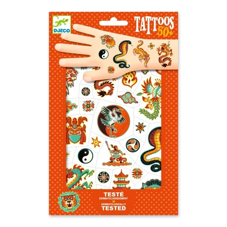 Temporäre Tattoos für den Kampfsport, Djeco