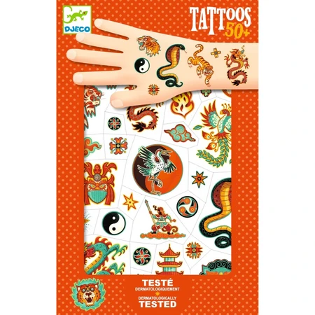 Temporäre Tattoos für den Kampfsport, Djeco