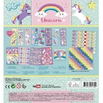 Boîte d'autocollants licorne