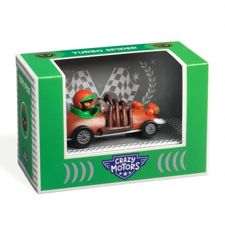 Coche de carreras Turbo Spider, Colección Crazy Motors, Djeco