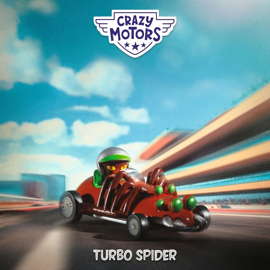 Coche de carreras Turbo Spider, Colección Crazy Motors, Djeco