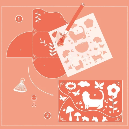 Creatief spel DIY portemonnee, Djeco