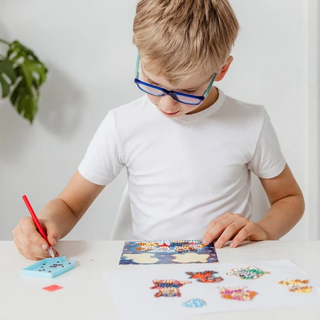 DIY creatieve set Maak stickers met diamantverf, Paw Patrol, Puppy Patrol, Totum