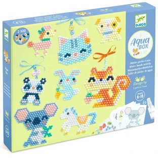 Atelier créatif avec des perles Lucky animals, Djeco