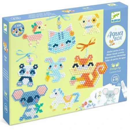 Atelier créatif avec des perles Lucky animals, Djeco