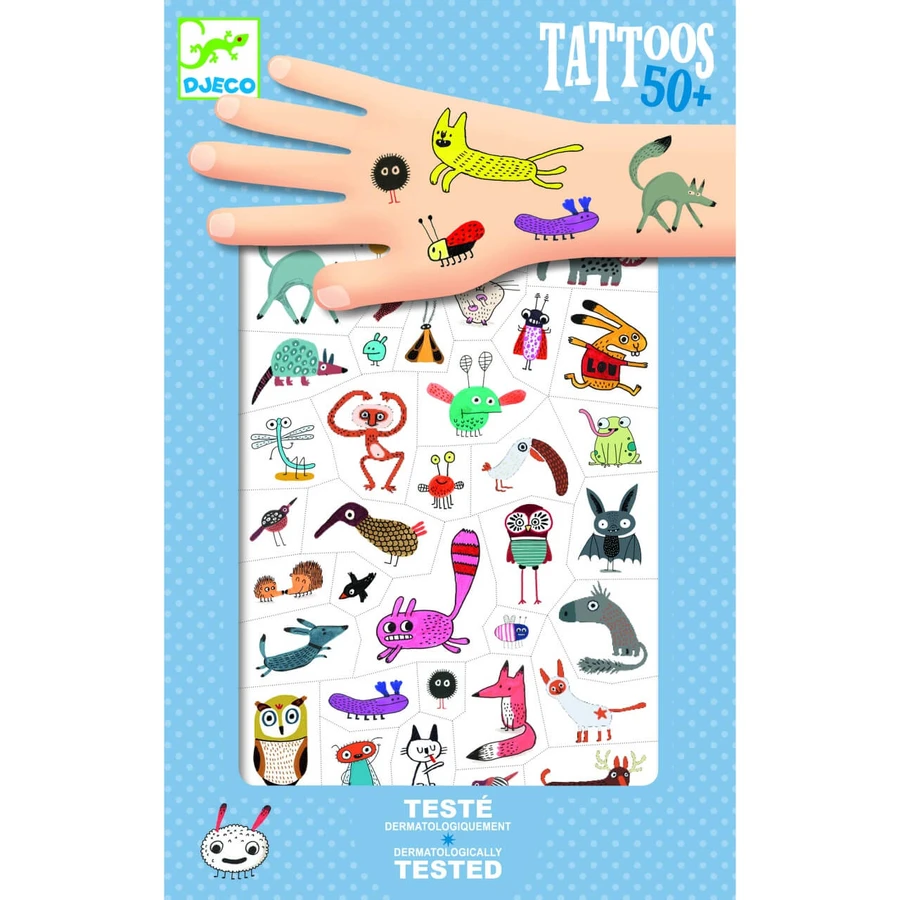 Tatuajes Temporales Pequeños prohibidos, Djeco