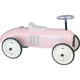 Vintage Metal Ride-On Car - Pink - Vilac