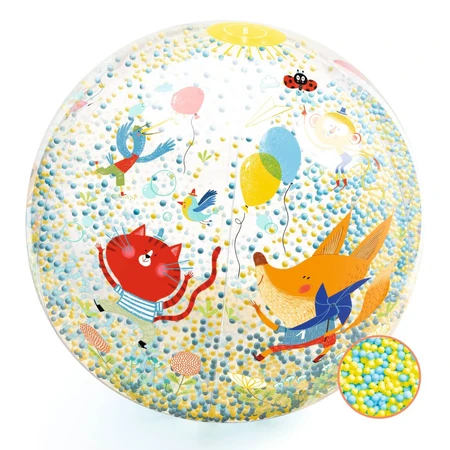 Pelota Easy Animalute en movimiento, Djeco