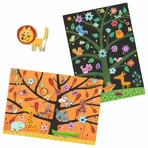Repositionable animal stickers, Djeco