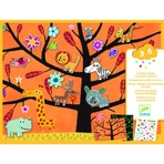 Repositionable animal stickers, Djeco