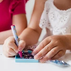 Estudio creativo 2 en 1 con unicornios, pintura de diamantes y pulseras