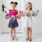 Estudio creativo 2 en 1 con unicornios, pintura de diamantes y pulseras
