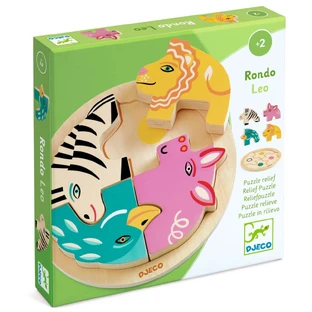 Rondo Leo houten puzzel, Djeco