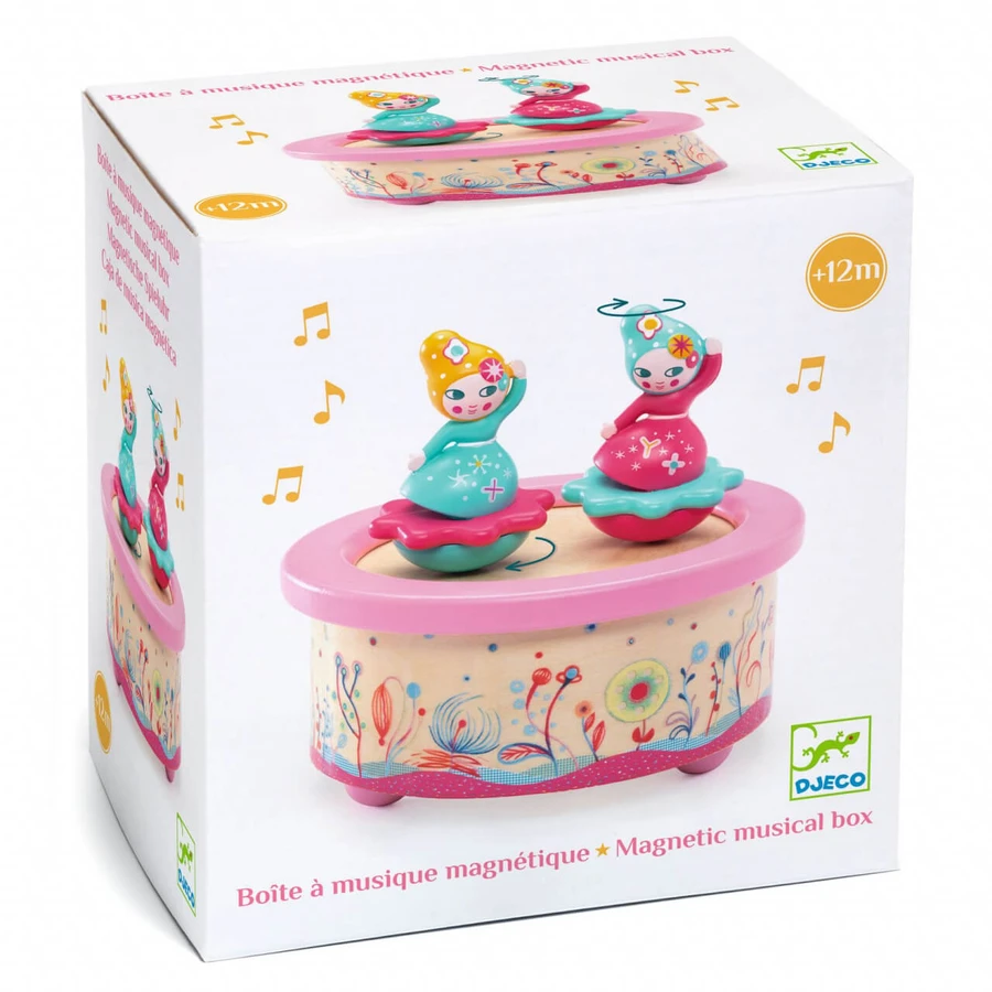 Cutie muzicala magnetica Flori Djeco