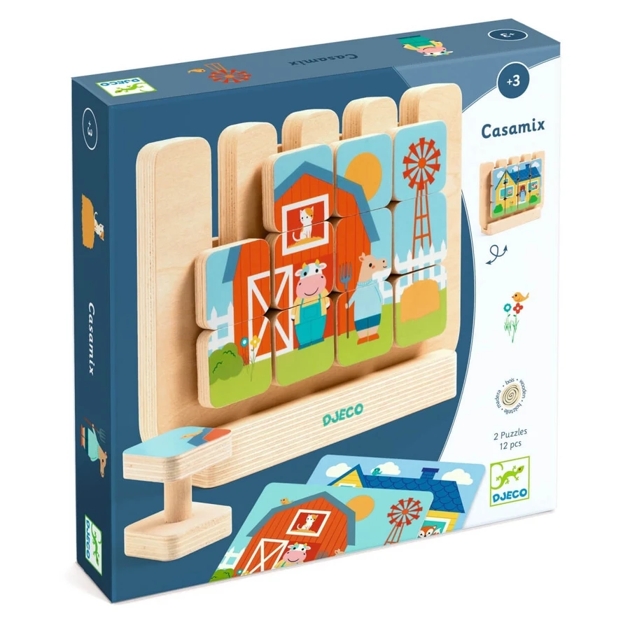 Beeld reconstructiespel Casamix, Djeco