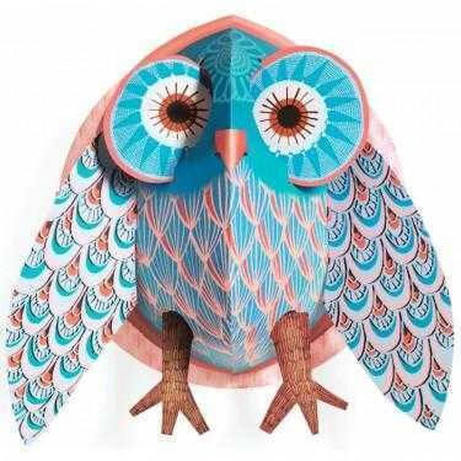 Colorful Owl pop-up decoration