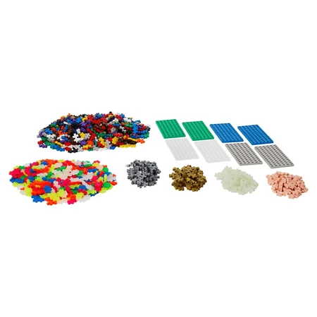 Plus-Plus Baukasten, 1200 Teile, Standardfarben