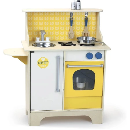 Mustard Yellow Wood Kitchen - Cook - Vilac: ceny i cechy